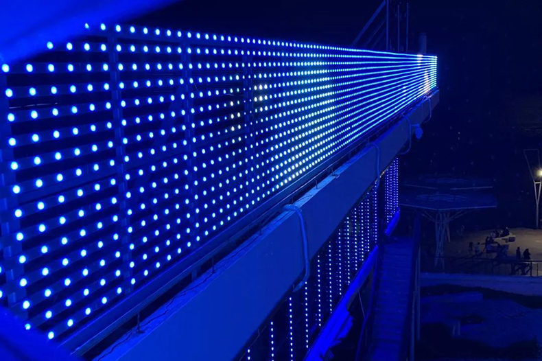 led點光源樓體亮化工程有什么作用它如何實現(xiàn)聯(lián)動動畫？(圖1)