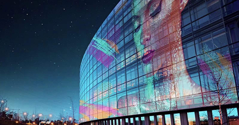 led點光源樓體亮化工程有什么作用它如何實現(xiàn)聯(lián)動動畫？(圖2)